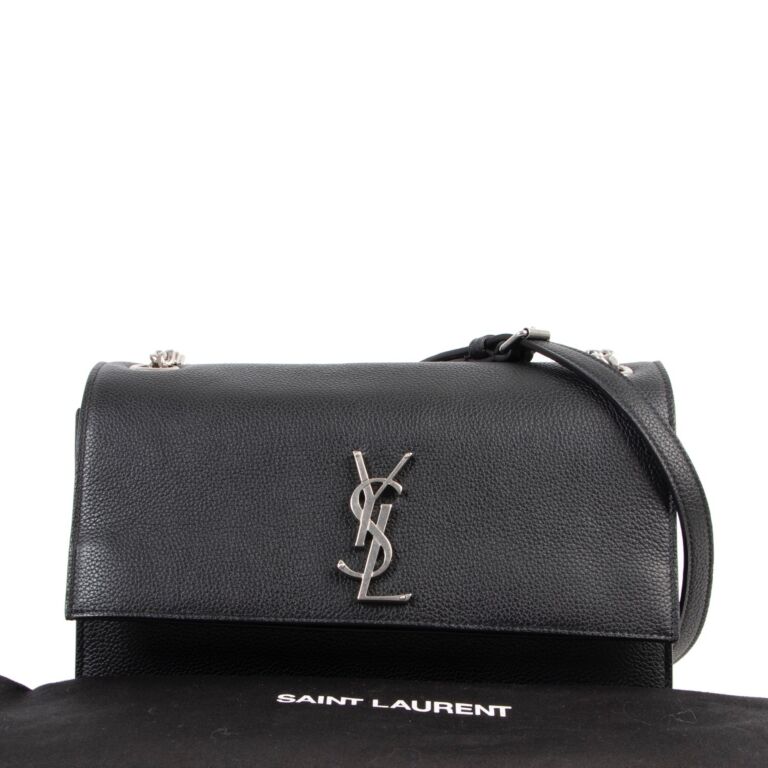 Leather crossbody bag Saint Laurent Black in Leather - 23536801