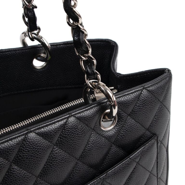 CHANEL Grand Shopping Tote in Black Caviar Leather - More Than You Can  Imagine