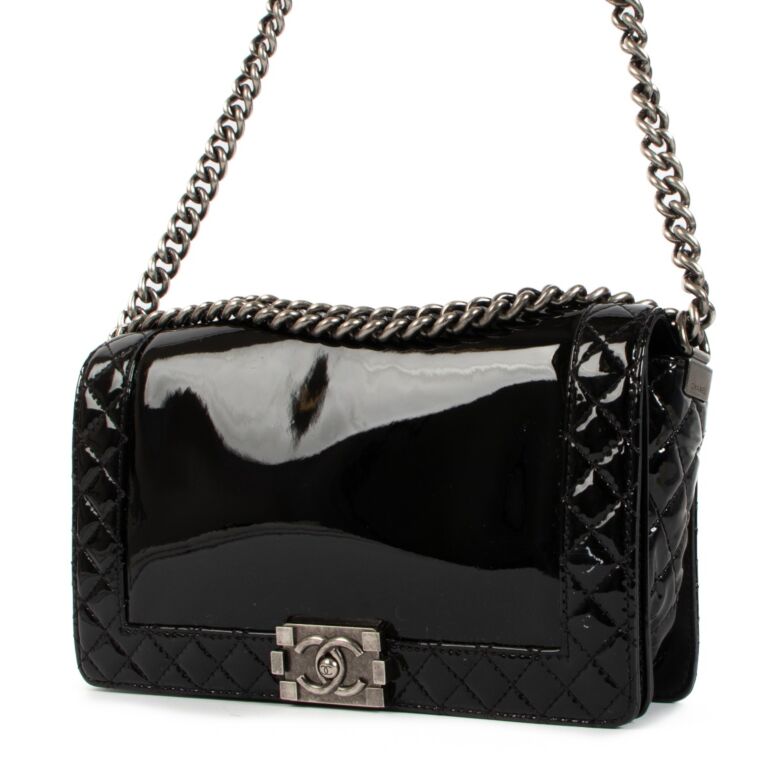 Chanel Large Tote Collection Spring/Printemps 2013 Black Grained Calfskin ○  Labellov ○ Buy and Sell Authentic Luxury