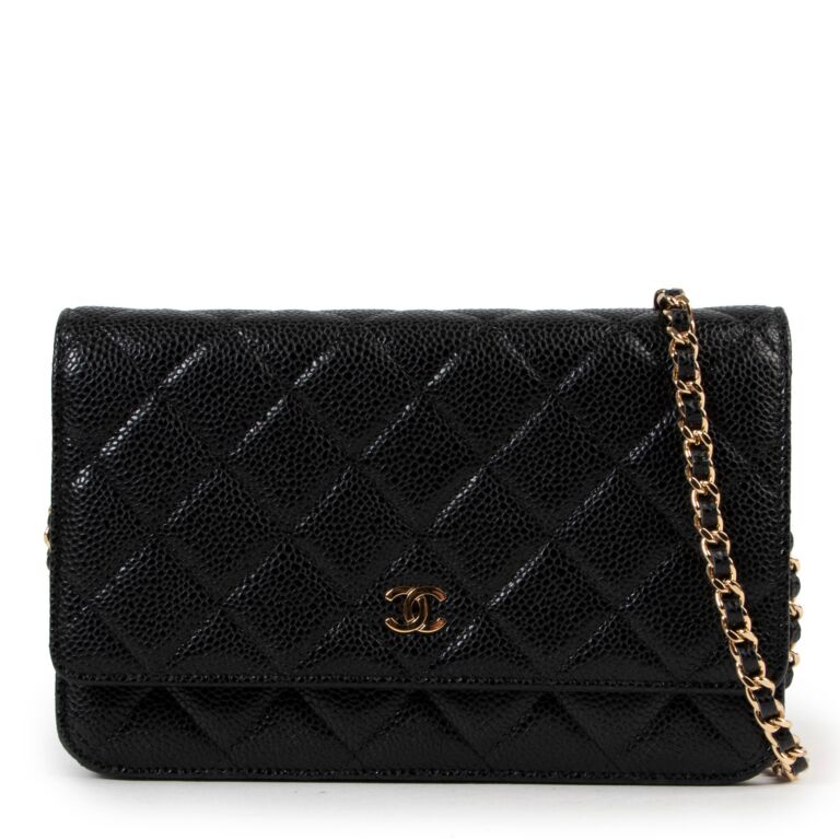 Chanel Black Caviar WOC Wallet on Chain Bag ○ Labellov ○ Buy and Sell  Authentic Luxury