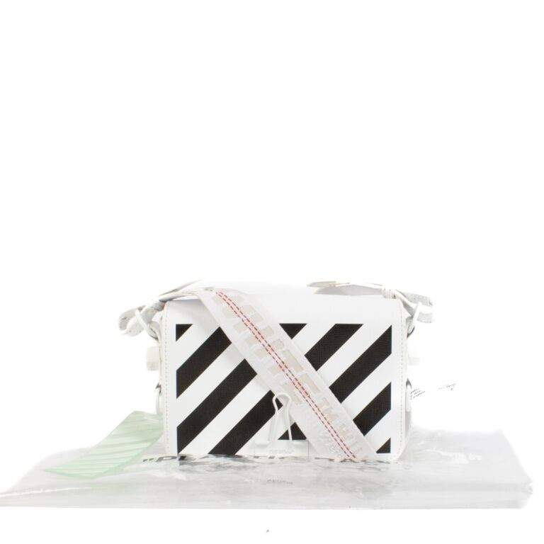 Off white mini binder clip bag shop