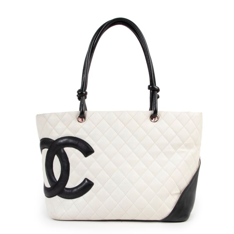 Chanel White Cambon Tote Bag ○ Labellov ○ Buy and Sell Authentic Luxury