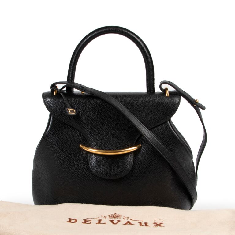 DELVAUX 黒 バッグ 保存袋付き