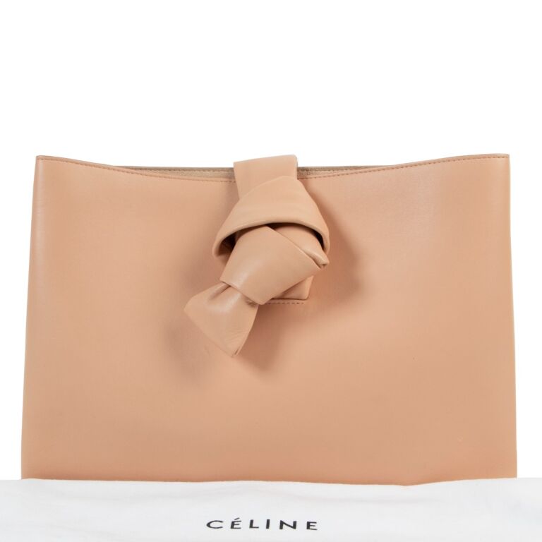 Celine leather clutch sales