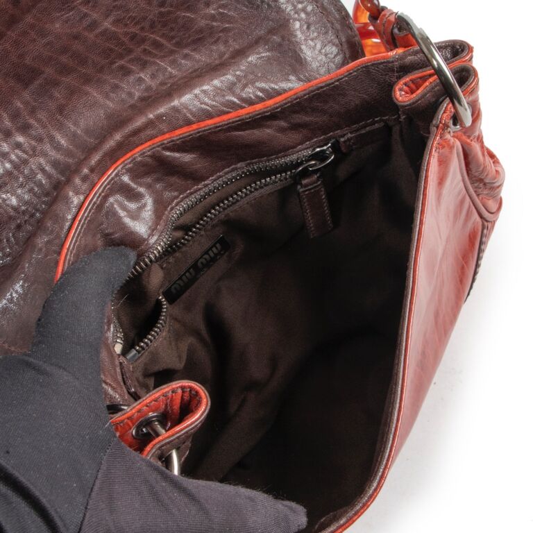 Miu miu clearance red leather bag