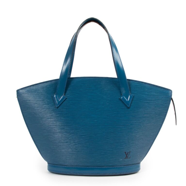 Louis Vuitton Blue Epi St. Jacques Shoulder Bag Labellov Buy