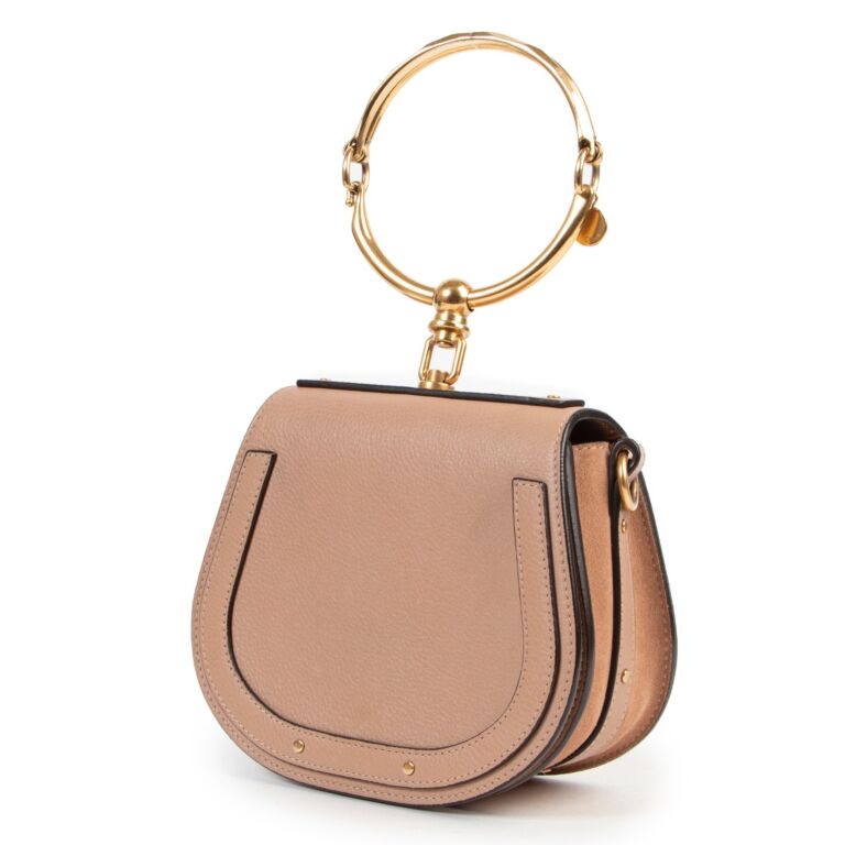 Chloe Biscuit Leather Small Nile Bracelet Bag ○ Labellov