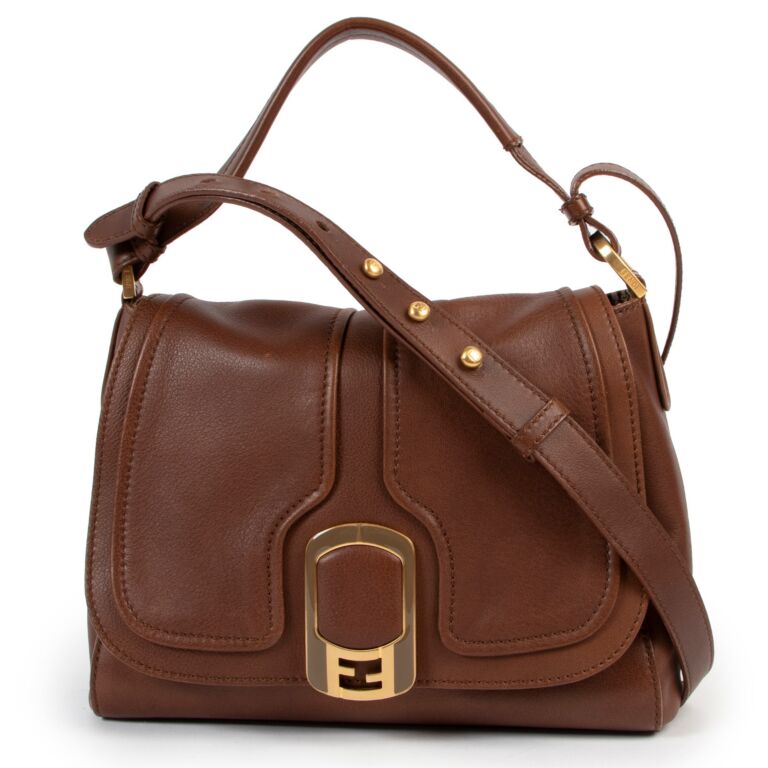 Fendi leather shoulder bag store
