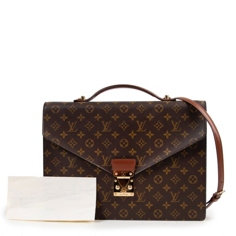Louis Vuitton Soft Briefcase in Monogram Canvas, 2000 for sale at Pamono