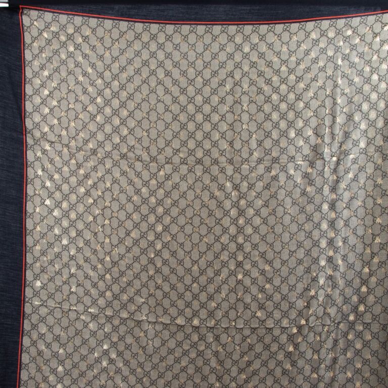 Gucci scarf with bees top