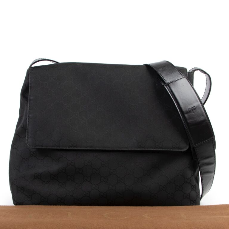 Gucci black cheap monogram bag