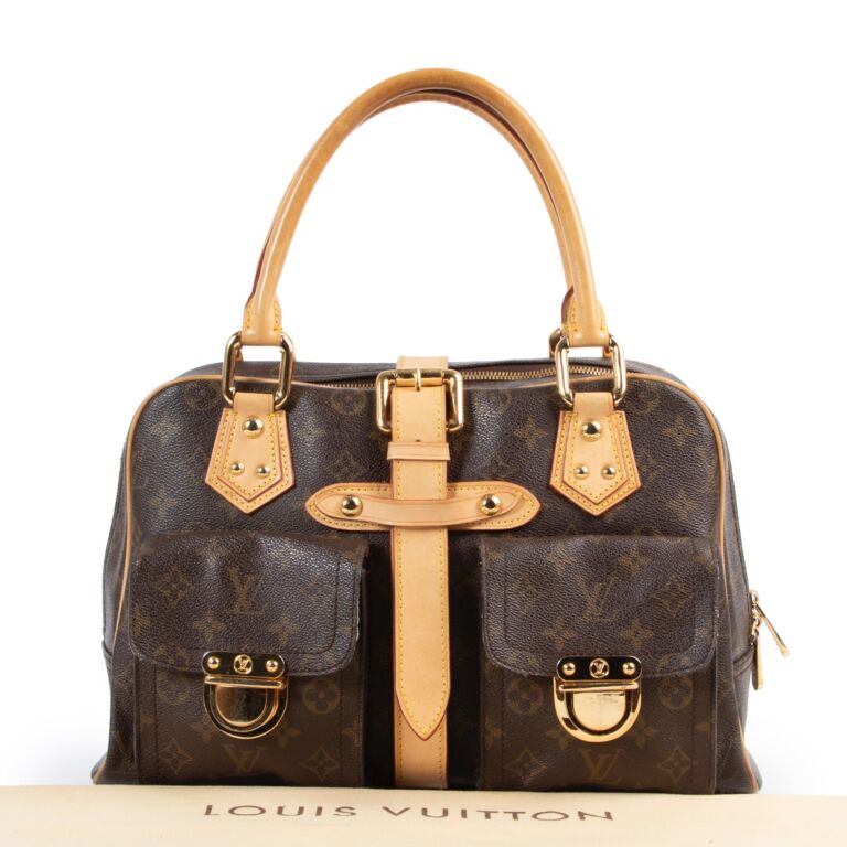 Louis Vuitton Monogram Manhattan Top Handle Bag Labellov Buy