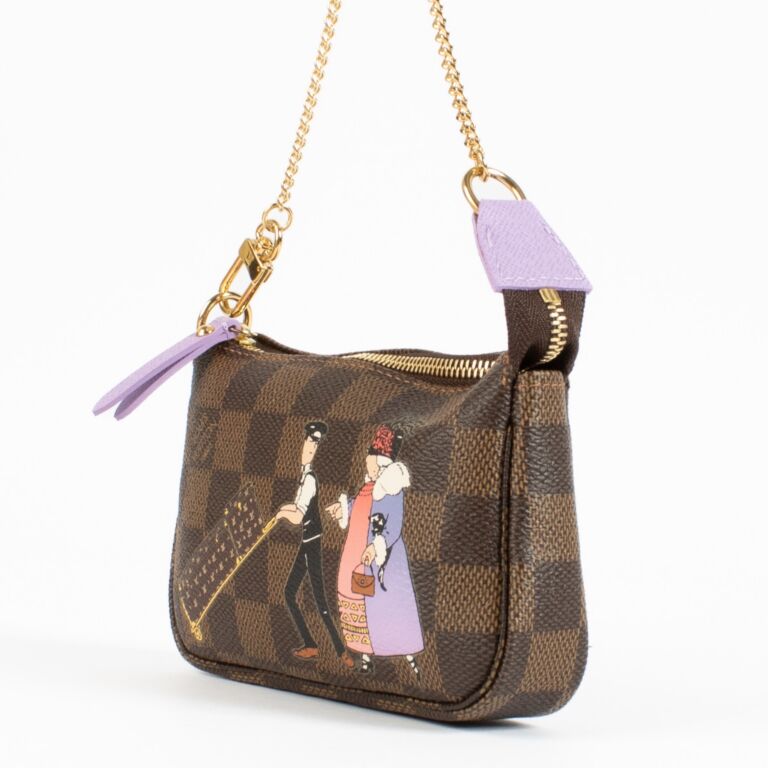 小物 Louis Vuitton Monogram M62017 LOUIS VUITTON Micro Noe Monogram Key Holder Bag Charm M00818
