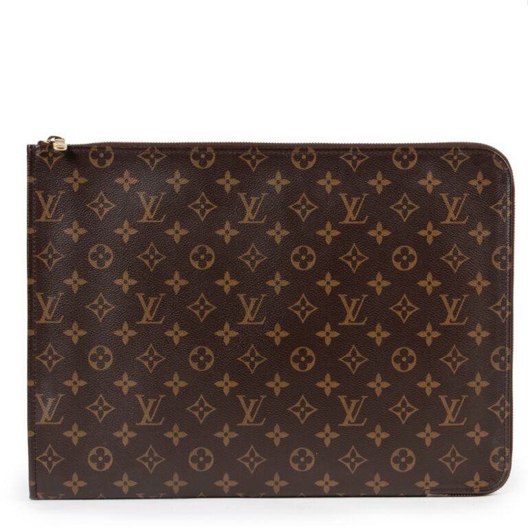 LOUIS VUITTON MONOGRAM Laptop Computer Zippered INVENTEUR Sleeve Case,  RETIRED!