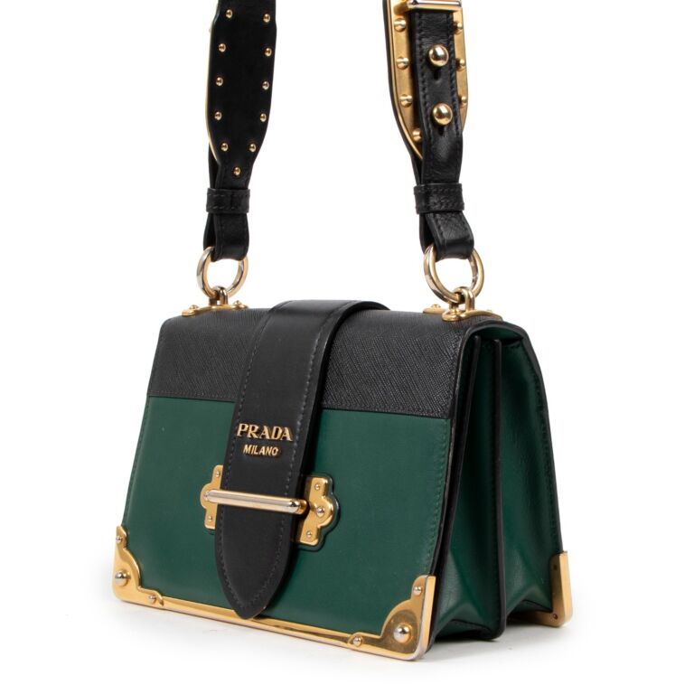 Prada city saffiano best sale leather cahier bag
