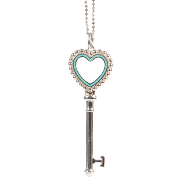 Tiffany and co key necklace price top