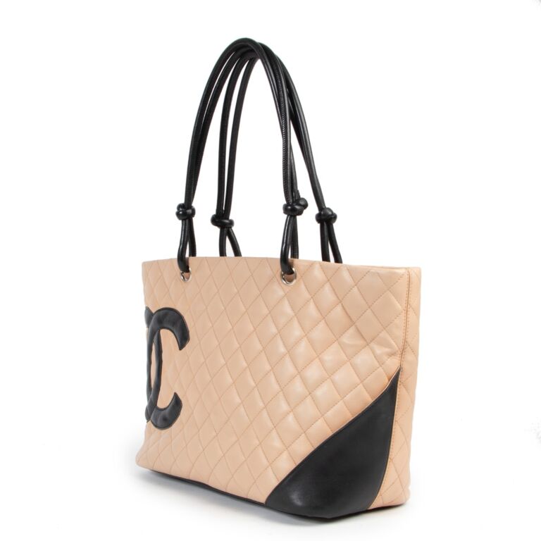 Chanel Beige Ligne Cambon Tote Bag ○ Labellov ○ Buy and Sell Authentic  Luxury