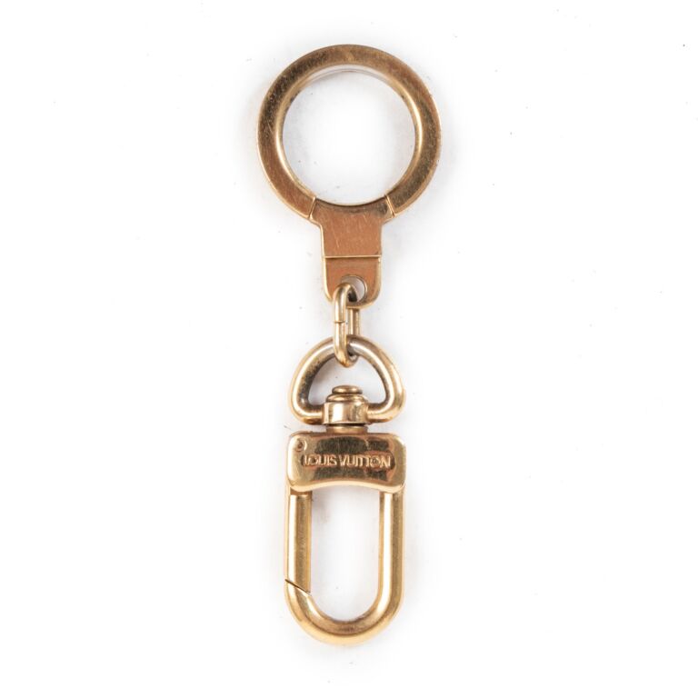 Louis Vuitton Gold Keychain Labellov Buy and Sell Authentic Luxury