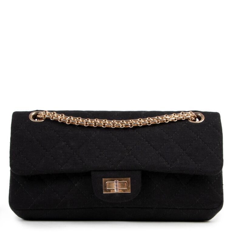 Chanel Small Black Wool Reissue 2.55 Crossbody Labellov Buy