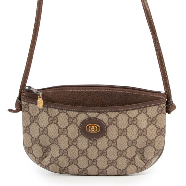 Gucci Monogram Crossbody Vintage Mini Bag Labellov Buy and Sell Authentic Luxury