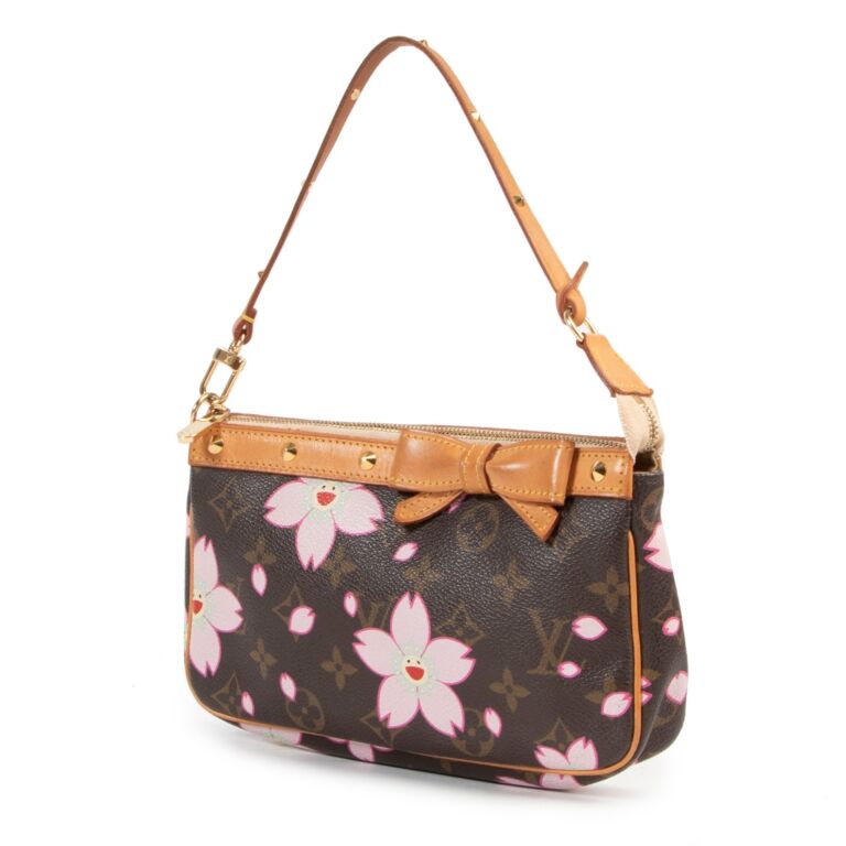 LOUIS VUITTON Takashi Murakami Monogram Cherry Blossom Pochette