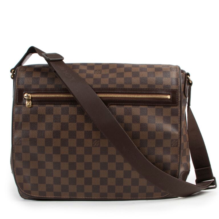 Louis Vuitton Vintage - Damier Ebene Spencer Bag - Brown - Leather