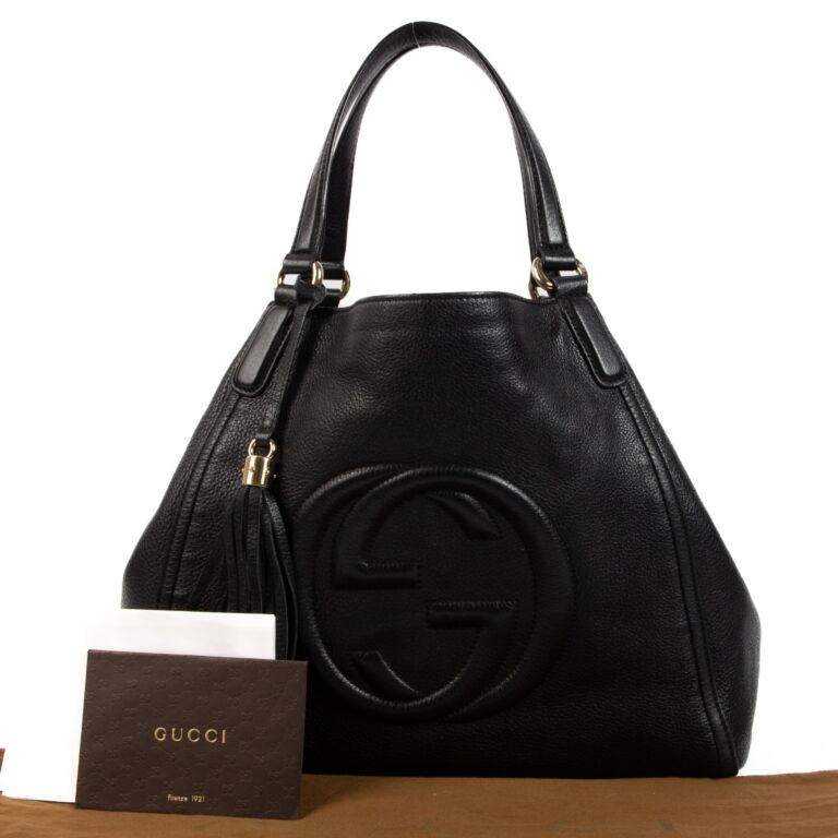 Gucci Black Soho Hobo Bag Labellov Buy and Sell Authentic Luxury