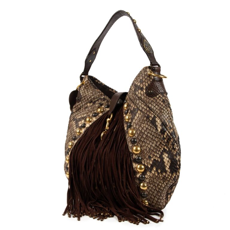 Gucci fringe bag sales
