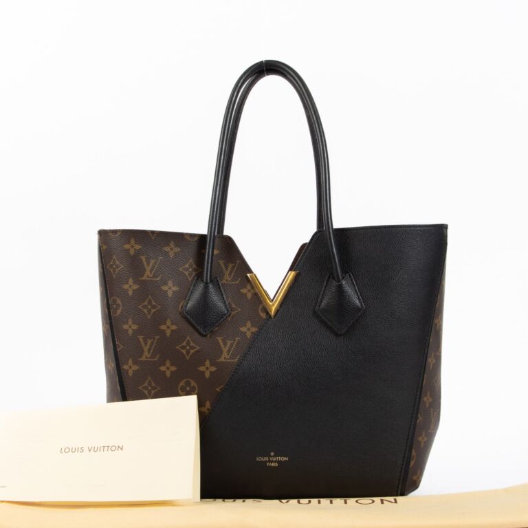Louis Vuitton Kimono MM モノグラム ハンドバッグ Louis Vuitton Kimono Monogram MM Black Shoulder Bag ○ Labellov