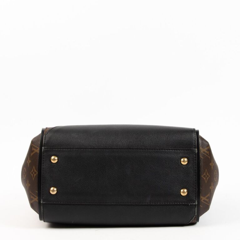 Louis Vuitton Kimono Monogram MM Black Shoulder Bag ○ Labellov