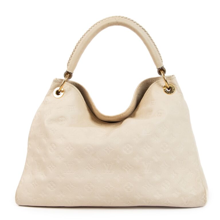 Louis Vuitton White Monogram Empreinte Artsy MM Shoulder Bag ○ Labellov ○  Buy and Sell Authentic Luxury