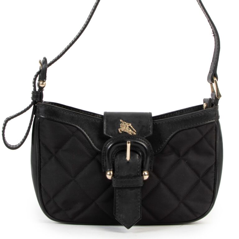 Buy BURBERRY Women Black Shoulder Bag black Online @ Best Price in