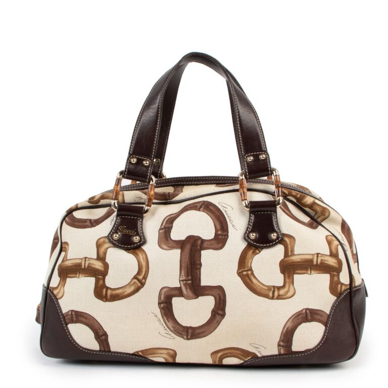 Gucci horsebit best sale canvas bag