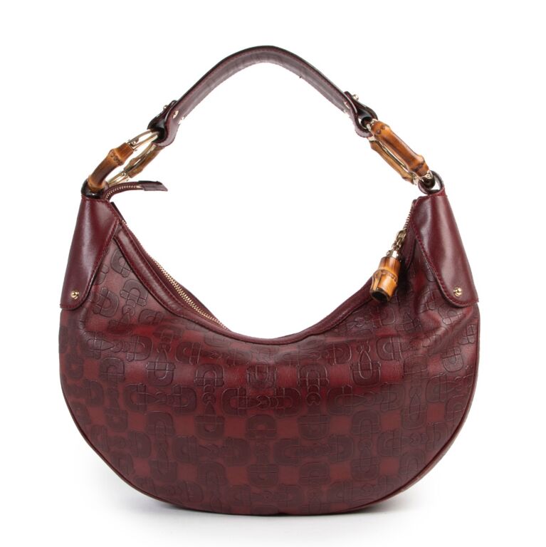 Gucci bamboo ring hobo bag deals
