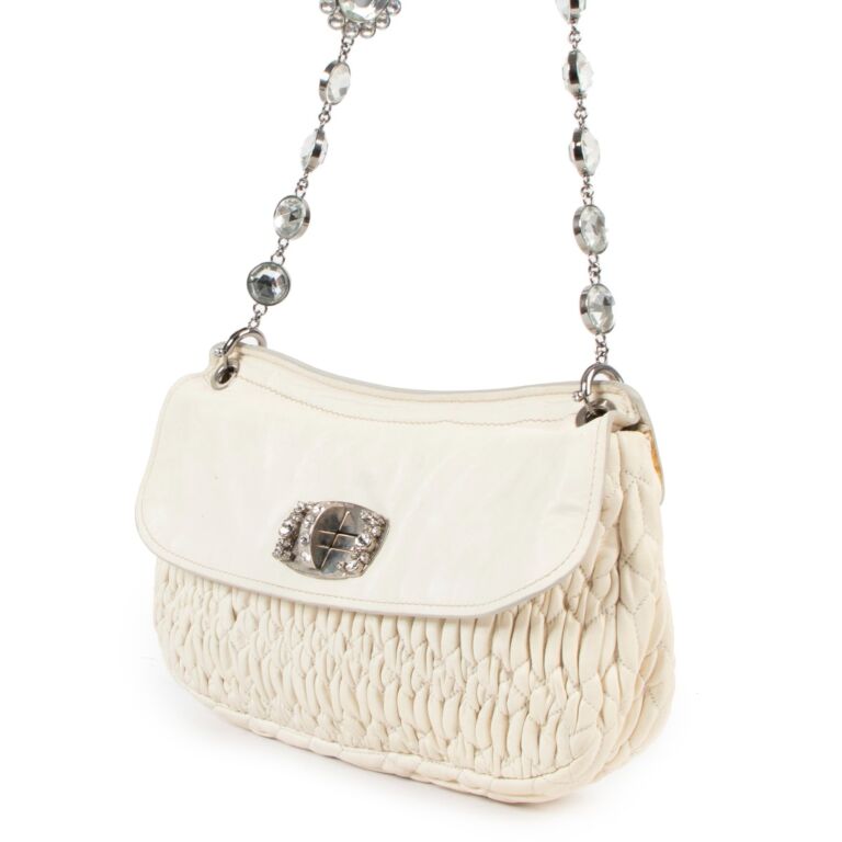 Miu miu on sale bag white