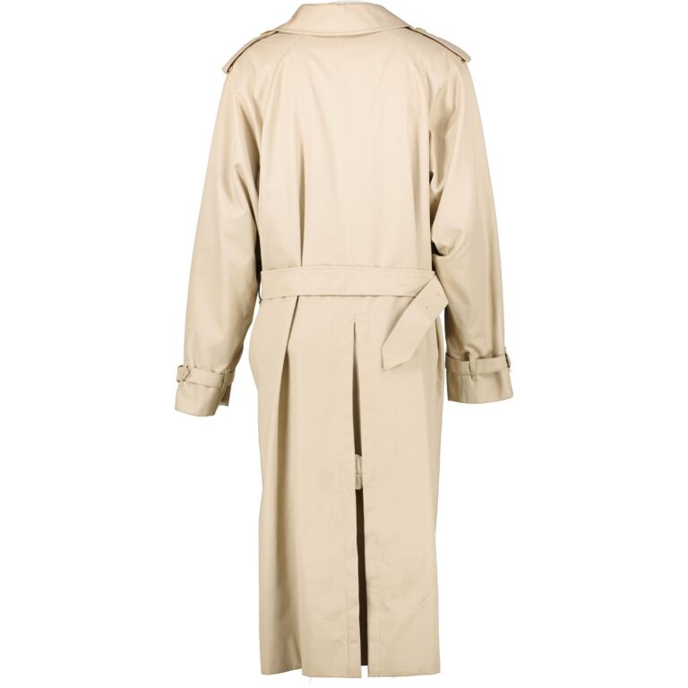 Burberry Beige Extra Long Trench Coat - Size 14 ○ ○ Buy and Sell Authentic Luxury