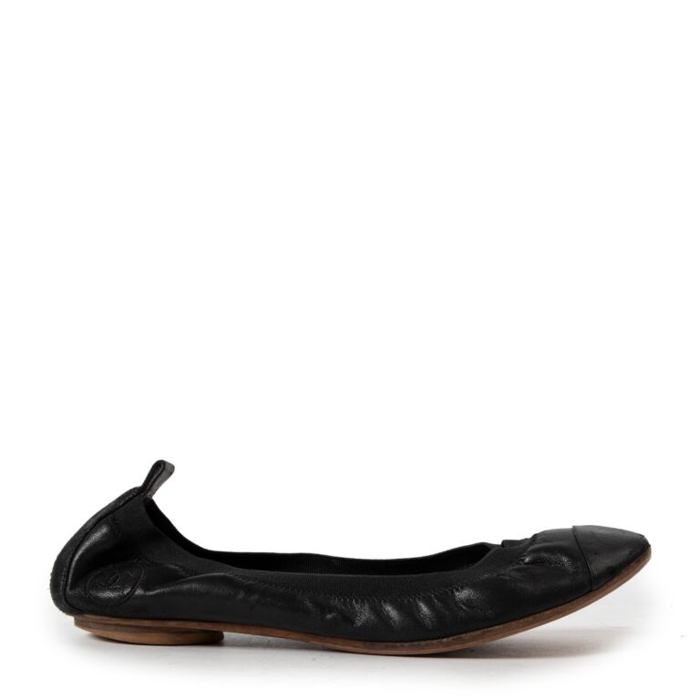 Chanel Black Ballerina Flats - 39 ○ Labellov ○ Buy and Authentic