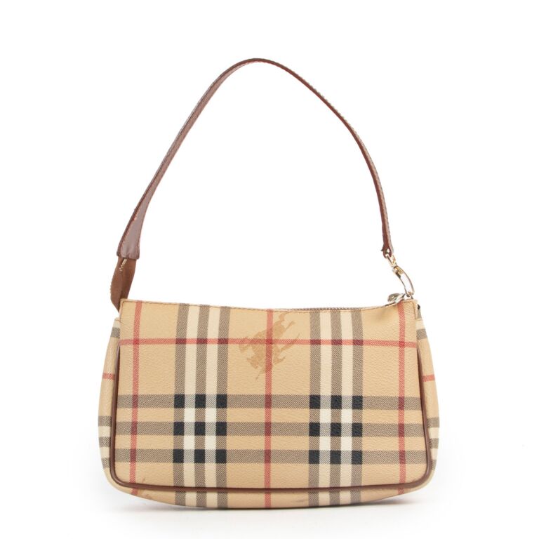 Burberry Haymarket Check Clutch ○ Labellov ○ Buy and Sell Authentic Luxury