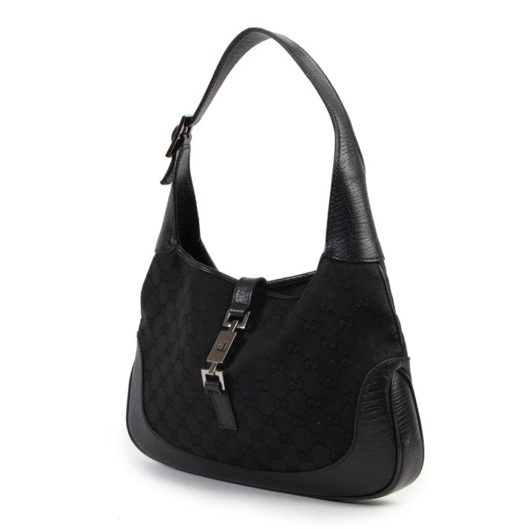 Gucci black monogram backpack cheap