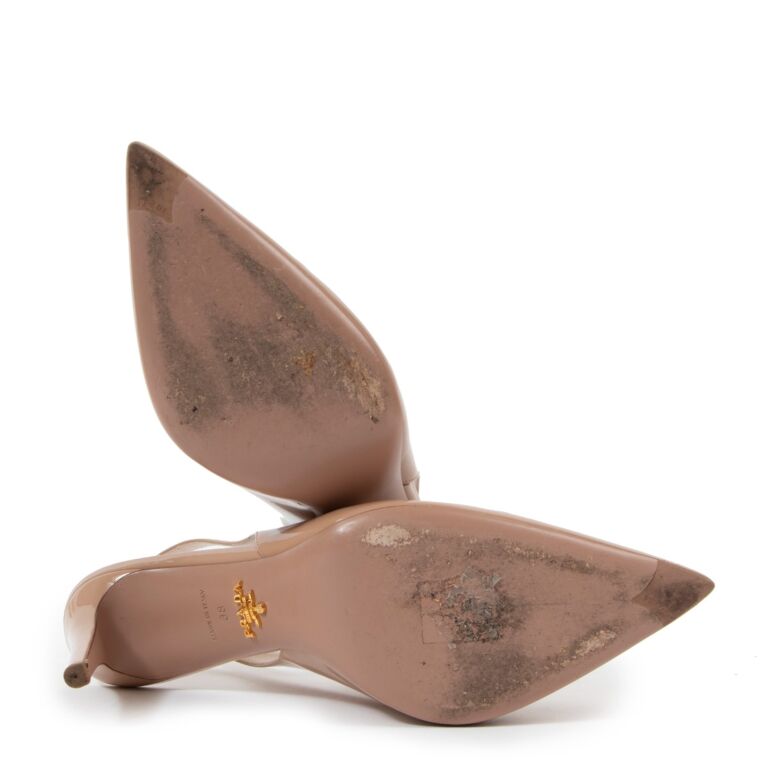 パンプス Prada Decollete In Vernice Bicolore Décolleté in vernice bicolor Antracite/Astrale | PRADA