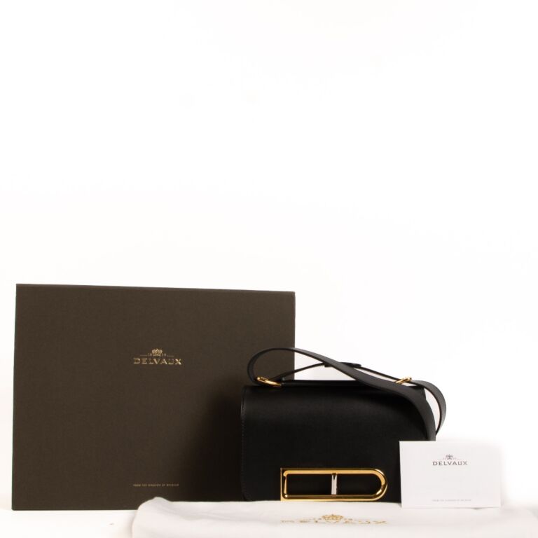 Delvaux Black Olen Calf Lingot PM ○ Labellov ○ Buy and