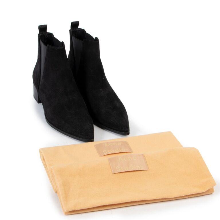 Acne studios suede boots hotsell