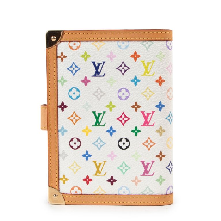 Louis Vuitton Large Murakami Agenda Ring Date Planner Address Book