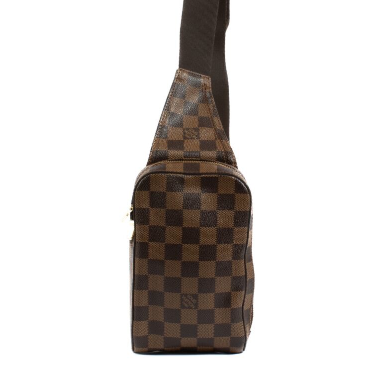 Louis Vuitton Damier Ebene Gereminos Bag Labellov Buy and Sell Authentic Luxury