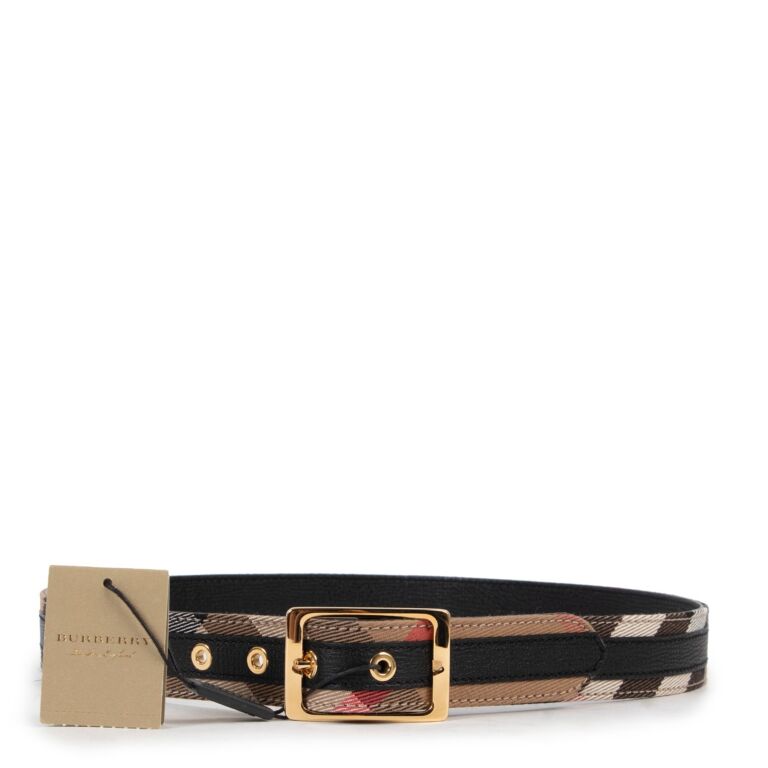 Burberry Checked Belt Size 85 Labellov Buy and Sell