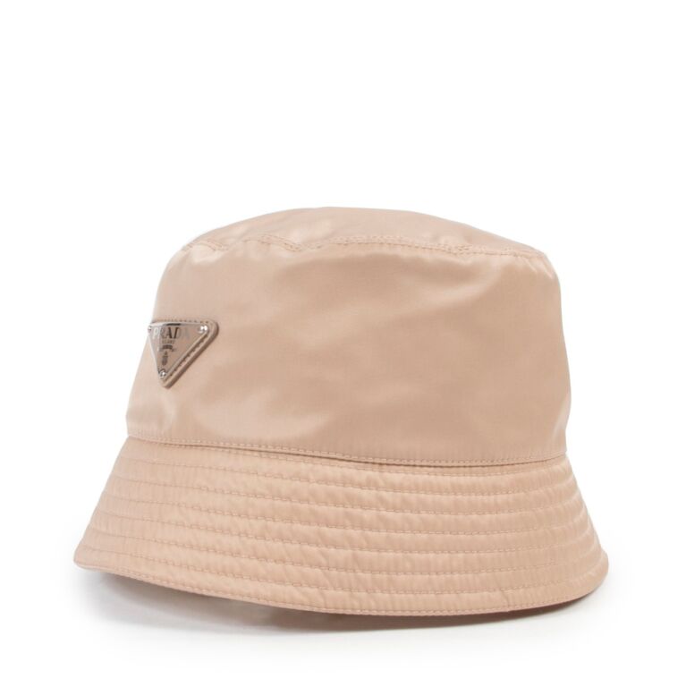 Prada Re-Nylon Shell Bucket Hat Medium at 1stDibs