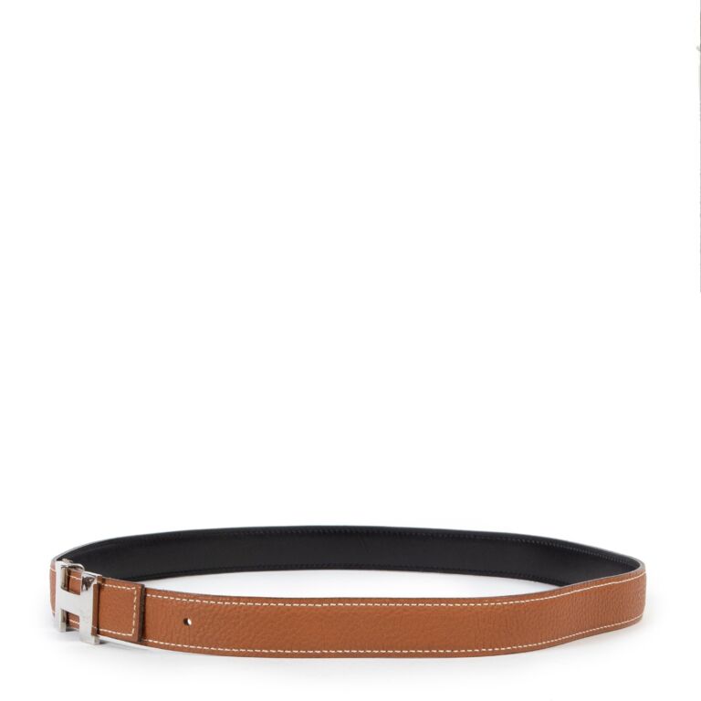 Hermes WB! 'Constance' Buckle Reversible Leather Belt (24 mm) – The Little  Bird