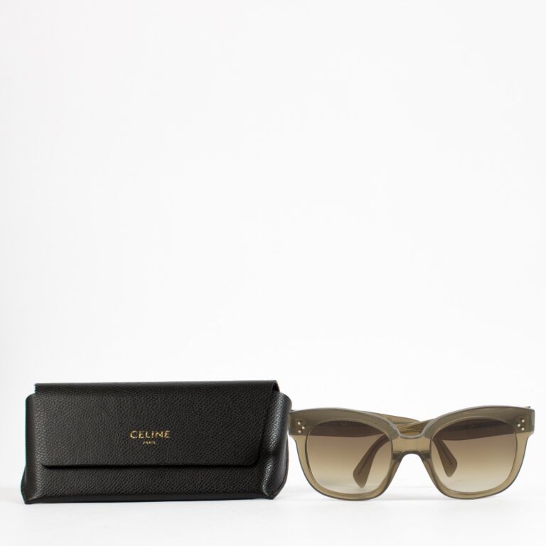 Celine Green Sunglasses ○ Labellov ○ Buy and Sell