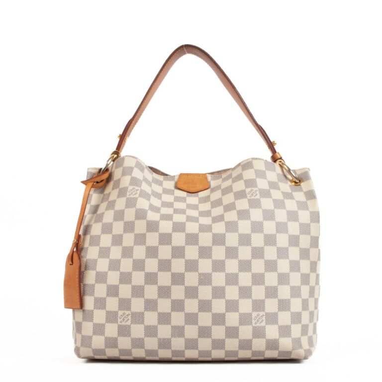 M43701 Louis Vuitton Damier Azu Graceful PM Hobo