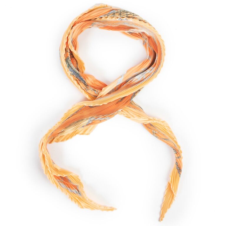 Hermes Orange Scarf - always perfect